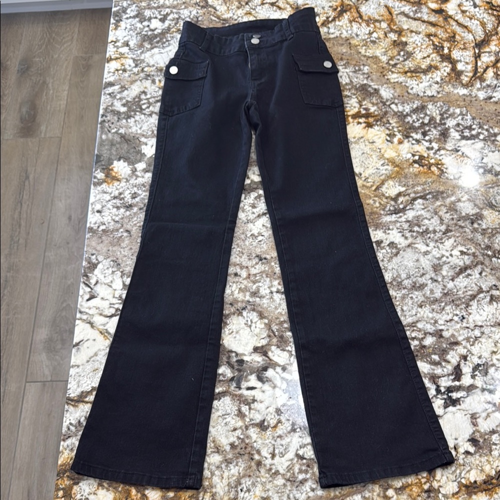 Stylish Black Flared Pants
